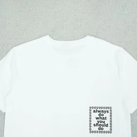 Always White Personalized Fingerprint Short Sleeve T Shirt